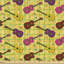 Neuman Musical Instrument and Notes Fabric