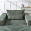 Comfortable Corduroy Sponge Sofa Lounge Chair with Removable Footrest for Relaxing and Enjoying Leisure Time at Home