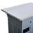 Outdoor Solid Wood Extendable Kitchen Island With Stainless Steel Top, Side Spice Rack, Drawers & Storage Cabinet-652656745
