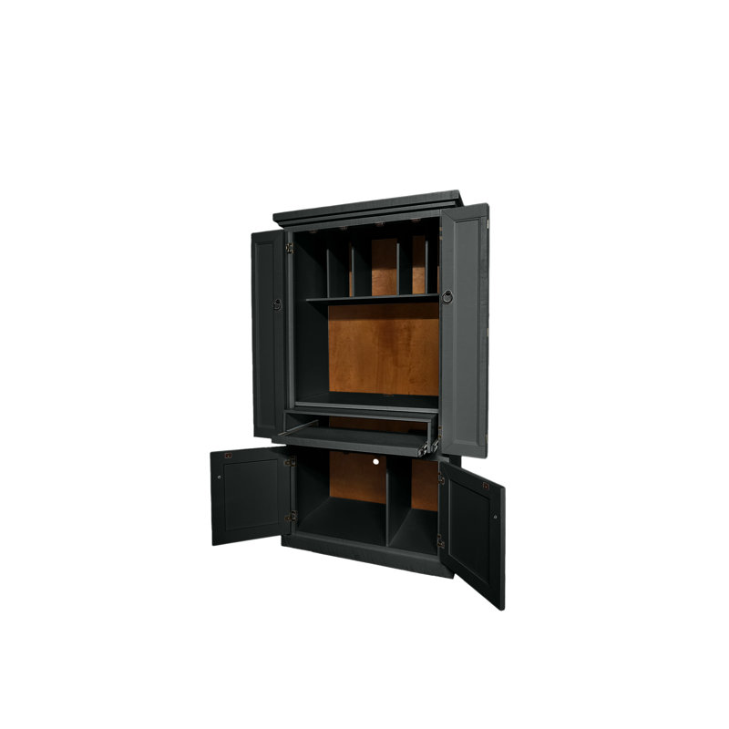 Armoire de bureau rectangulaire et armoire de 38,5 po de large Konstantinas, Minerai de fer