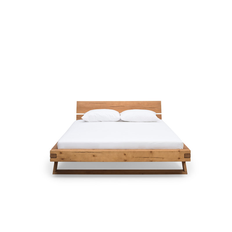 Funk Solid Wood Bed, 140 x 200 cm