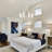  Myriane 8 - Light Distressed White Wagon Wheel Chandelier, Vintage Dining Room Chandelier for Living Room Foyer Entryway, Bedroom, Kitchen-87633349