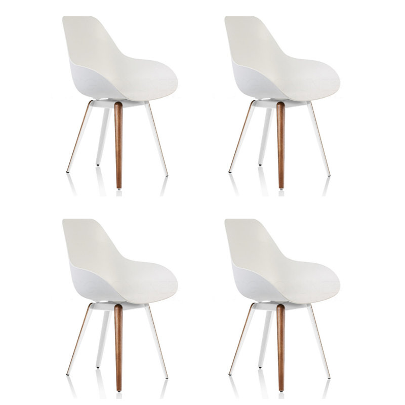 Chaise Slice - ensemble de 4 -, Blanc