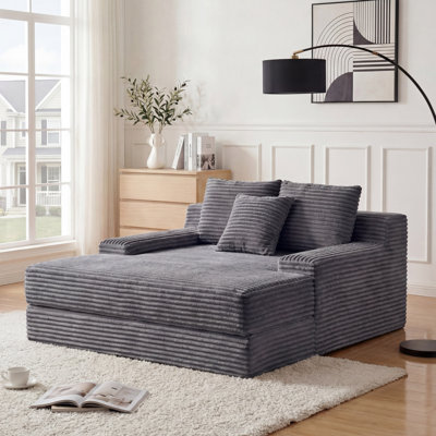 Jocelyn 59”Upholstered Chaise Lounge by Ebern Designs