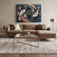 Art mural sur toile gris-1245934120