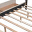 Lit plateforme tapissier avec 2 tiroirs et 1 lit gigogne simple TG-811922013