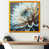 Impression dorée sur toile encadrée
