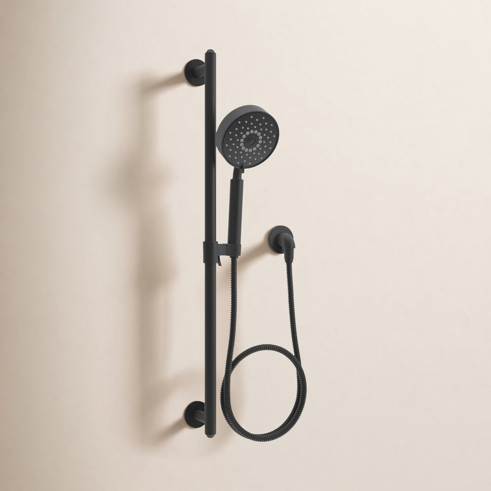Purist Multifunction Handheld Shower Head, Matte Black, 2.5 GPM