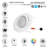 5/6" Round 15W LED Recessed Dimmable Downlight-44489041