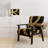 Crossing Paths I - Upholstered Modern Accent Arm Chair-317049825