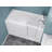 Captains Series 60'' x 30'' Fiberglass Bathtub with Faucet-11831216