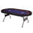 Raychee 86" 10 Player Poker Table Foldable, Folding Texas Holdem Poker Table