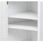 Armoire de salle de bain Armoire de rangement de coin triangulaire avec tablette ajustable 