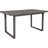 Gray Solid Wood 6 Dining Arrangement, With Table, 4 Chairs And Bench Up, Rectangular & - Comfortable Seating Choice
