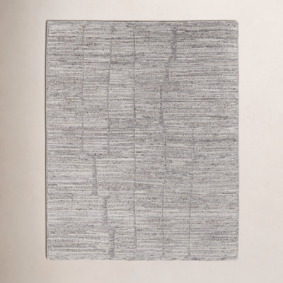Hand-Woven Abstract Wool Rug