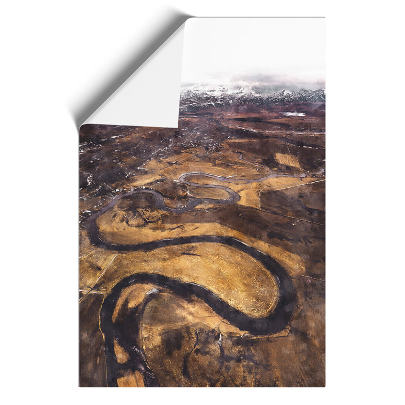 View Of Reykholt In Iceland - No Frame Print, 30cm H x 21cm W x 0.1cm D