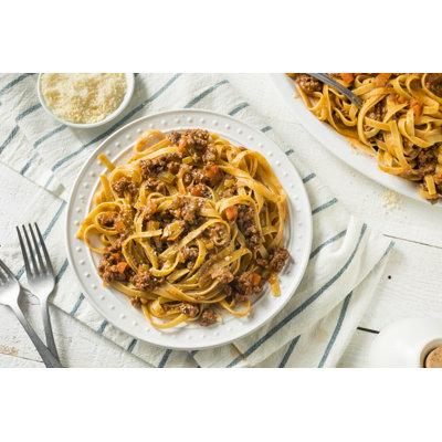 Homemade Italian Ragu Sauce And Pasta - Wrapped Canvas Print