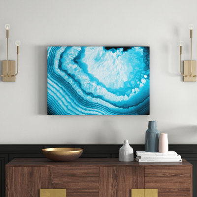 Snow Ridges - Wrapped Canvas Print