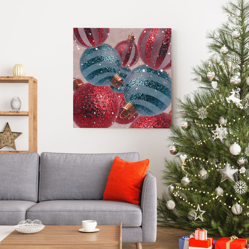 " Christmas Ornaments III ", 10" H x 10" W x 1.5" D