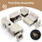 8-Seater Large Sectional Sofa Bed With Storage Lovescat, Modular Sleeper Sofa With Usb Port & Cup Holder, 108" U-Shaped Convertible Couch For Large Living Room-484175438