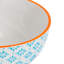 Nicola Spring - Hand-Printed Rice Bowl - Blue
