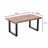 Coffee Table with Metal Legs