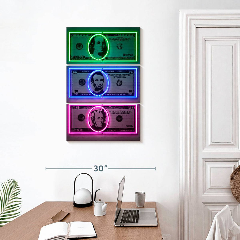 Kerner Dollars, 32" H x 20" W