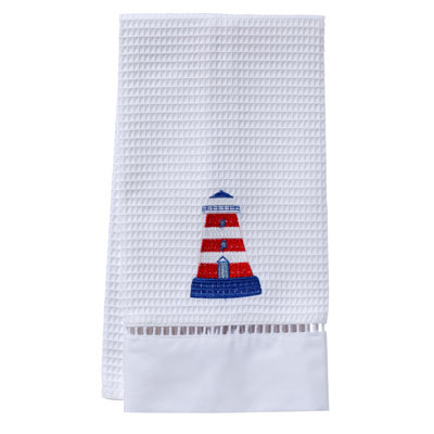 Lighthouse Waffle Hand Towel