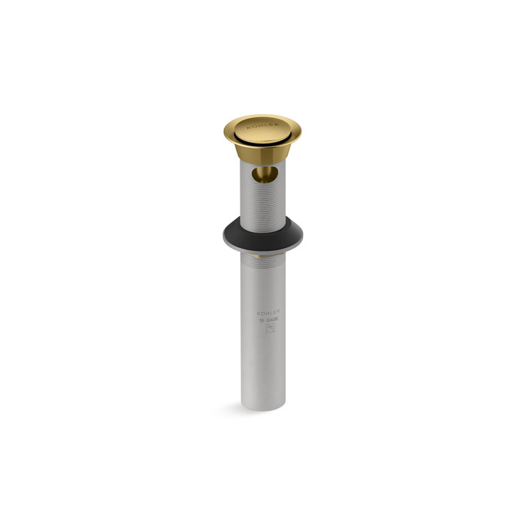 Clicker Drain With Overflow
