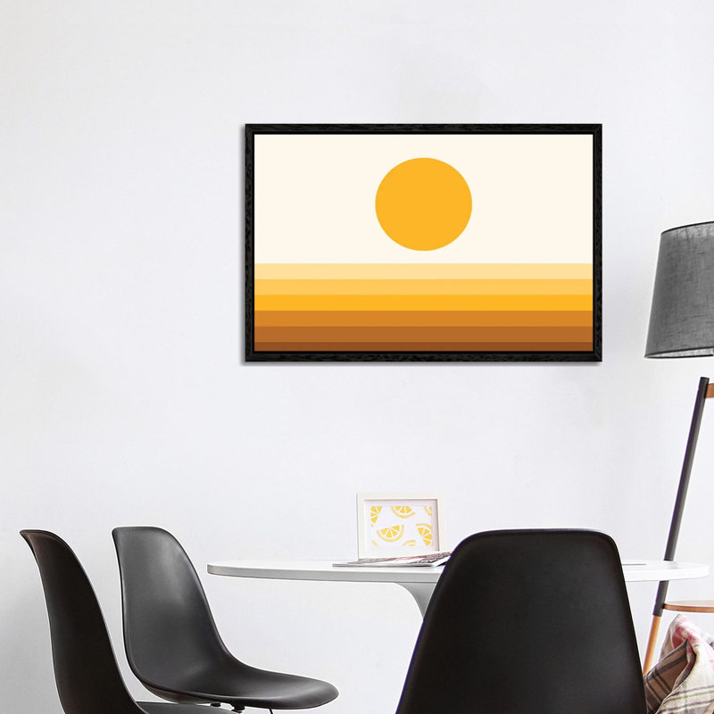 Print on Canvas, Black Framed, 66.04 cm H x 101.6 cm W