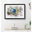 Delicate Peacock Feather - Single Picture Frame Painting on MDF-56874117-56874111