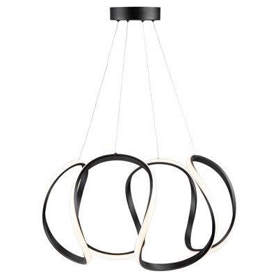  Black LED Unique/Statement Pendant