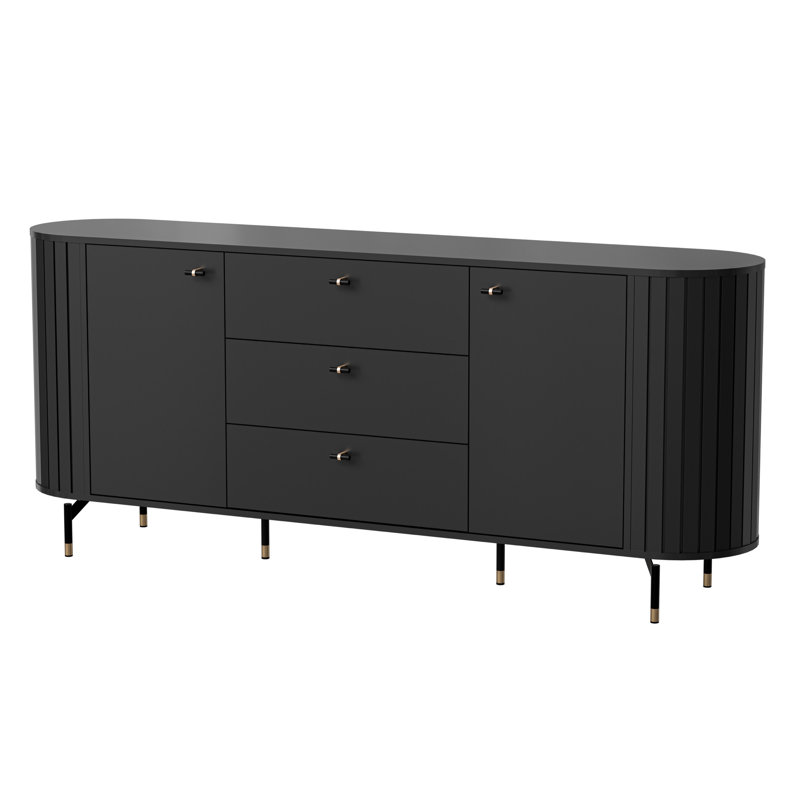 Benko 190.1cm Sideboard, Black
