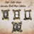 Resin Rustic Single Rocker Switch Cover Faux Antler Design