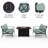 Arleon 4 - Person Patio Conversation Set with Cushions-51287898