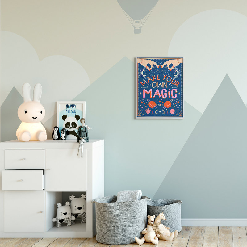 «Make Your Magic Expression Fashion Hands and Constellations», H 20 po x l 16 po x P 1,5 po, Estampe numérique Farmhouse