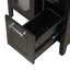 Meuble-lavabo fonctionnel avec lavabo, armoire avec deux tiroirs, tablette réglable, idéale pour organiser vos articles de salle de bain essentiels.-1504970017