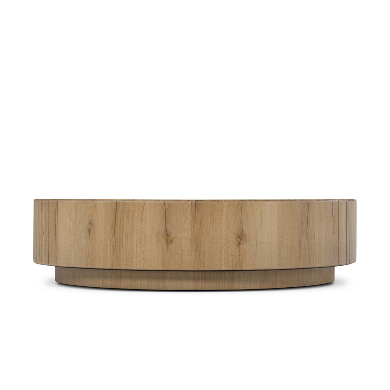 Ferida Coffee Table-Dark Espresso Reclaimed French Oak, Light Brown
