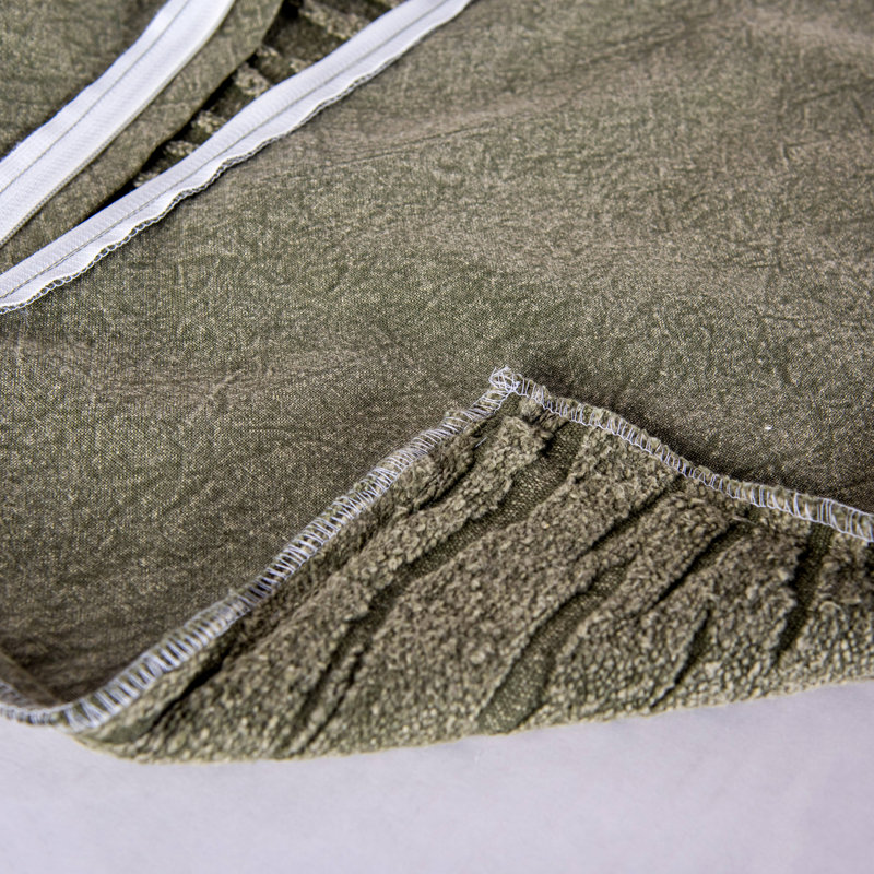 Coussin 100% coton, Alternative au duvet, Vert