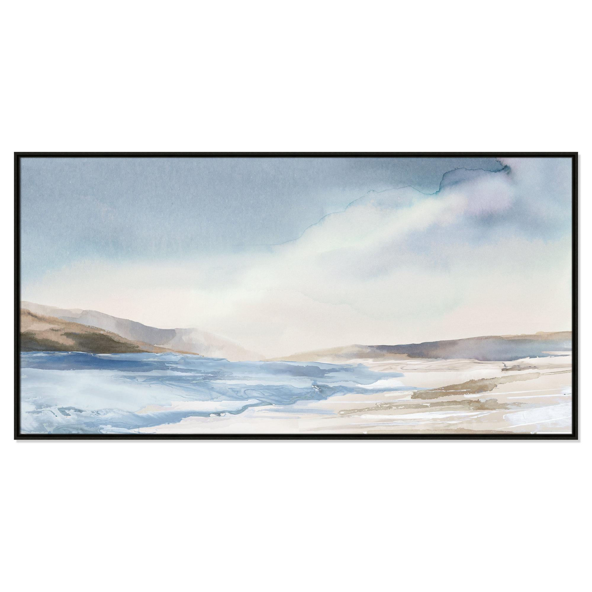 Mystic Shores Print by Mystic Shores, Espresso, 31.5" H x 61.5" W