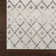 Giannini Geometric Moroccan Area Rug in Gray/ Off White