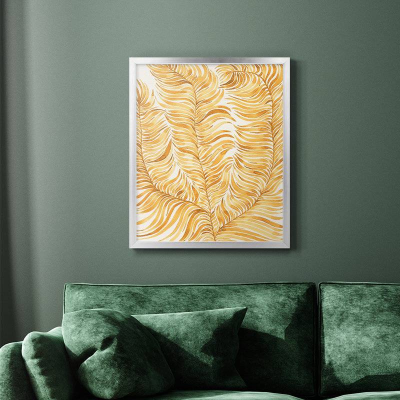 Toile encadrée de qualité supérieure Quiet Harmony IV - prête à être accrochée, Argent, H 20 po x l 16 po