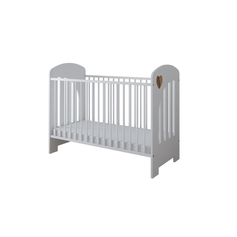 Enriquez Cot Bed, No, White/Alder