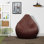 Housse de coussin d'intérieur en similicuir Ample - rembourrage non inclus