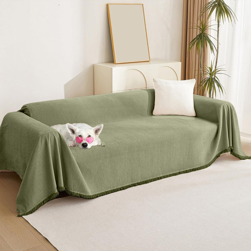 Ensemble de draps et de couvertures de canapé, Green