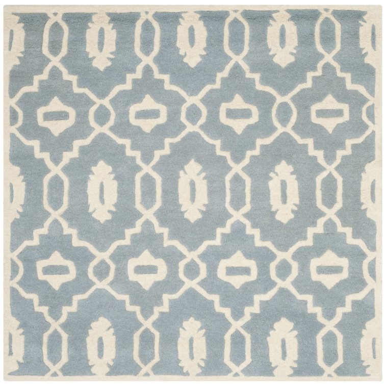 Carolene Hand Tufted Wool Geometric Rug