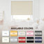 Blackout Roller Blind, Trimmable Cut-to-Size Window Shade, Custom Fit for Light Control & Privacy-1248794661-1248794663