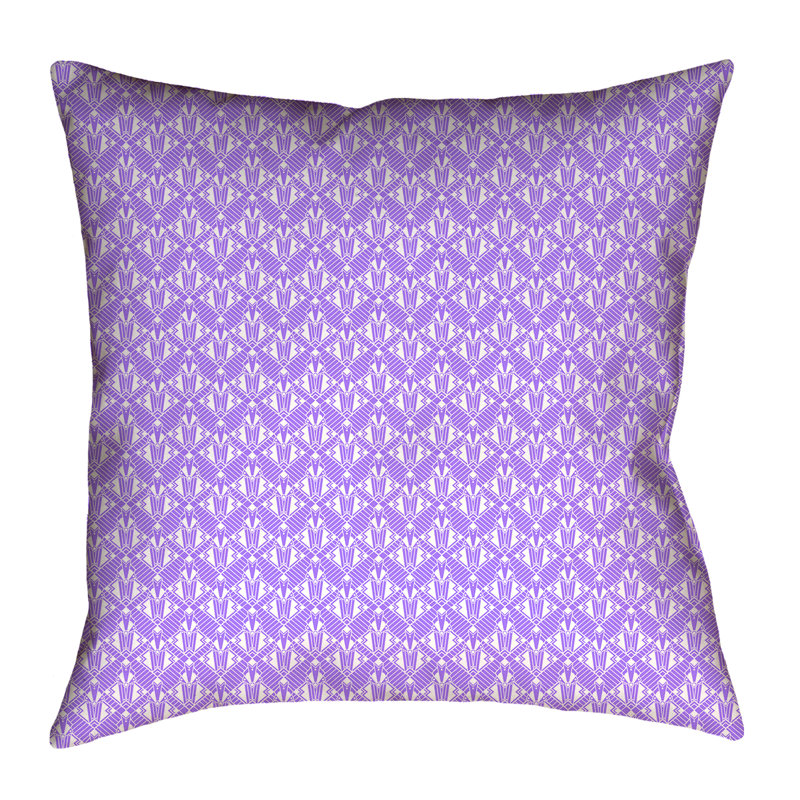 Coussin Katelyn Elizabeth, Faux lin, Violet