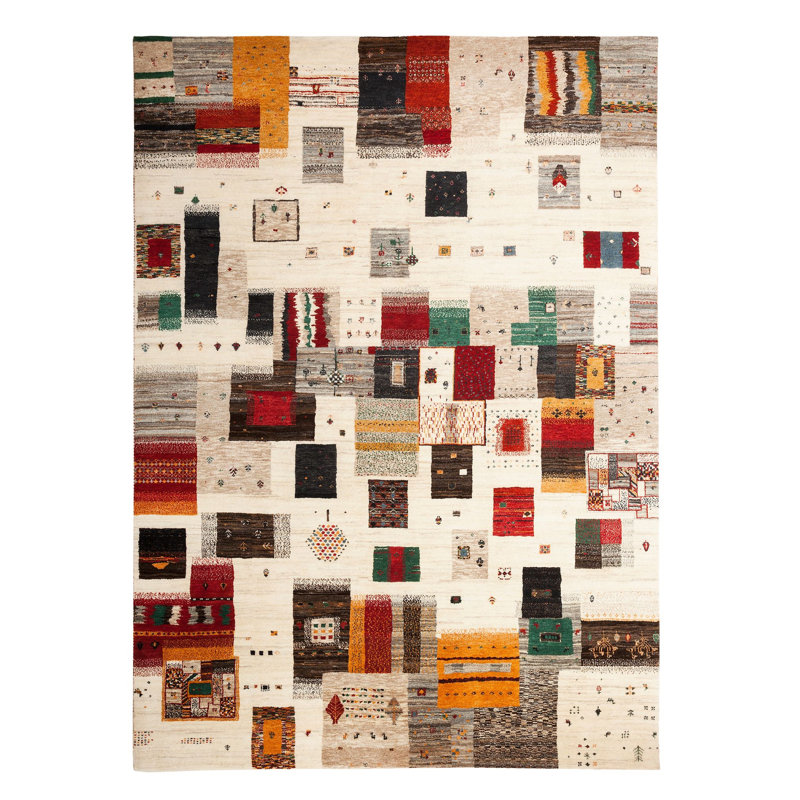 Chisdock Abstract Hand Woven Area Rug, Rectangle 140 x 200cm