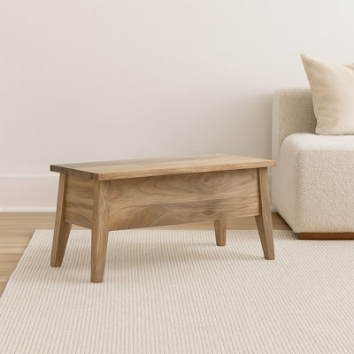Arbelle Solid Wood Storage Bench